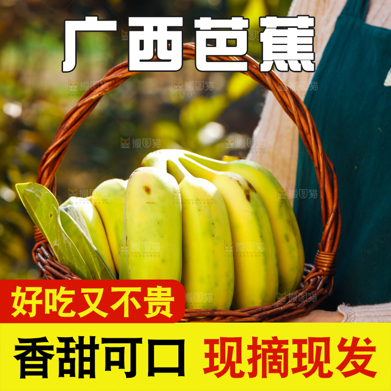 手里拿着广西芭蕉