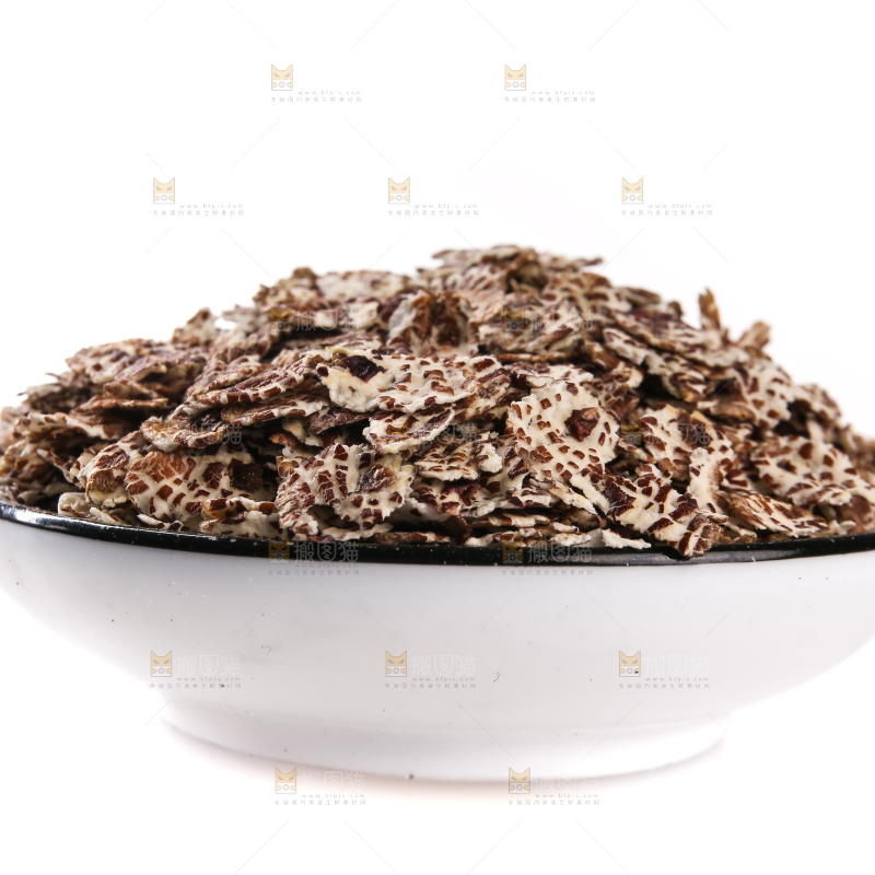 白底上的十谷燕麦片