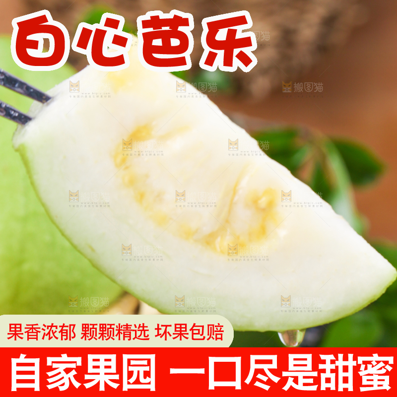 深底上的白心芭乐