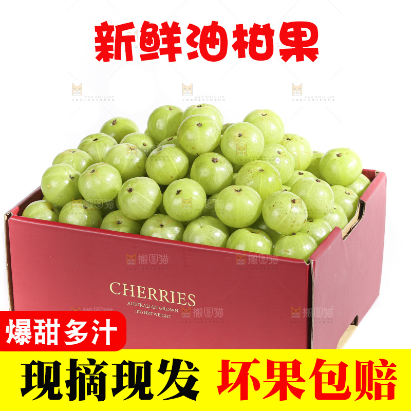 礼品盒里装着的油甘果