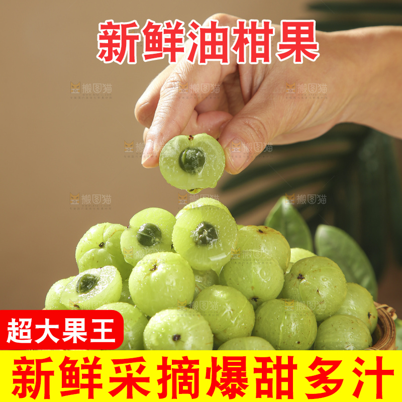 浅底上的油甘果