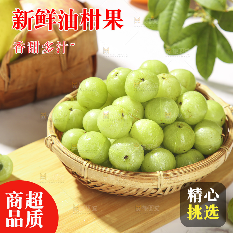 浅底上的油甘果