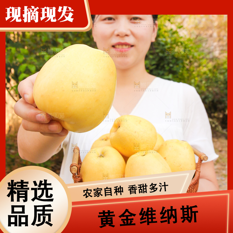 手里拿着维纳斯苹果