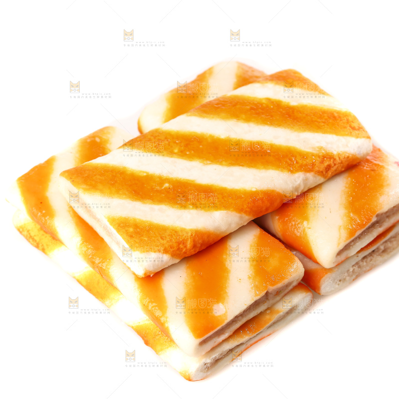 白底上的火锅丸子