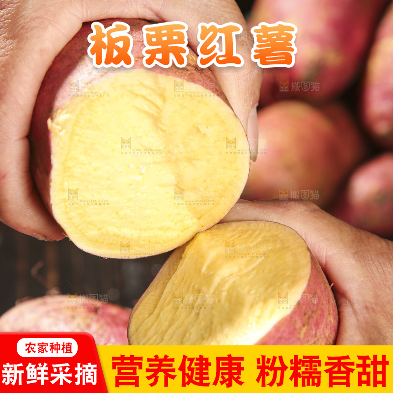 深底上的板栗红薯