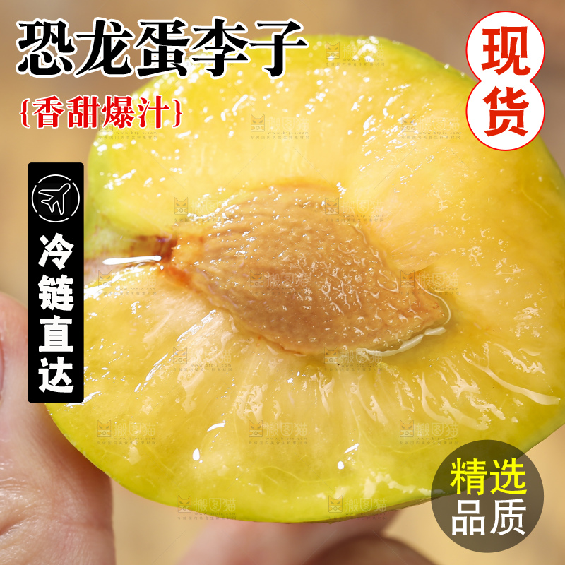 手里拿着恐龙蛋李子