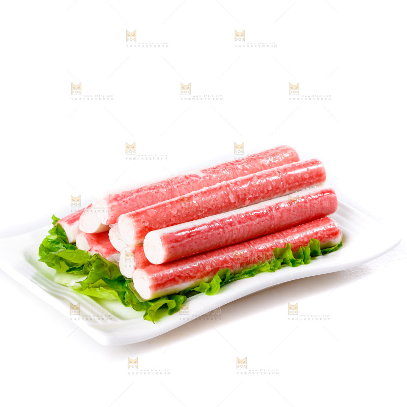 白底上的火锅丸子
