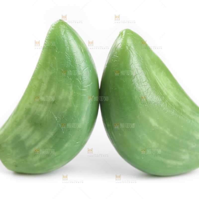 白底上的腊八蒜