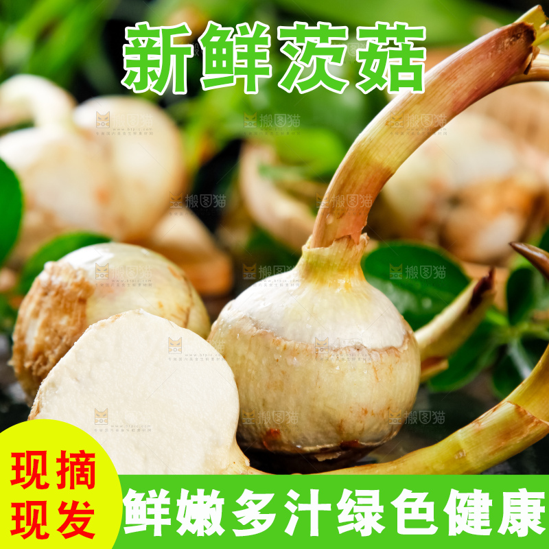 黑石板上放着切开的白茨菇
