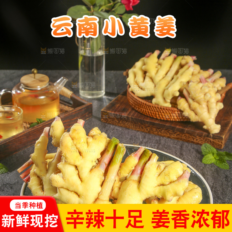 深底上的小黄姜