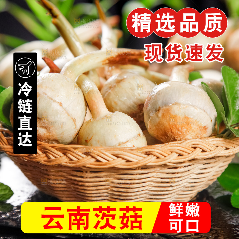 竹篮里装着云南茨菇