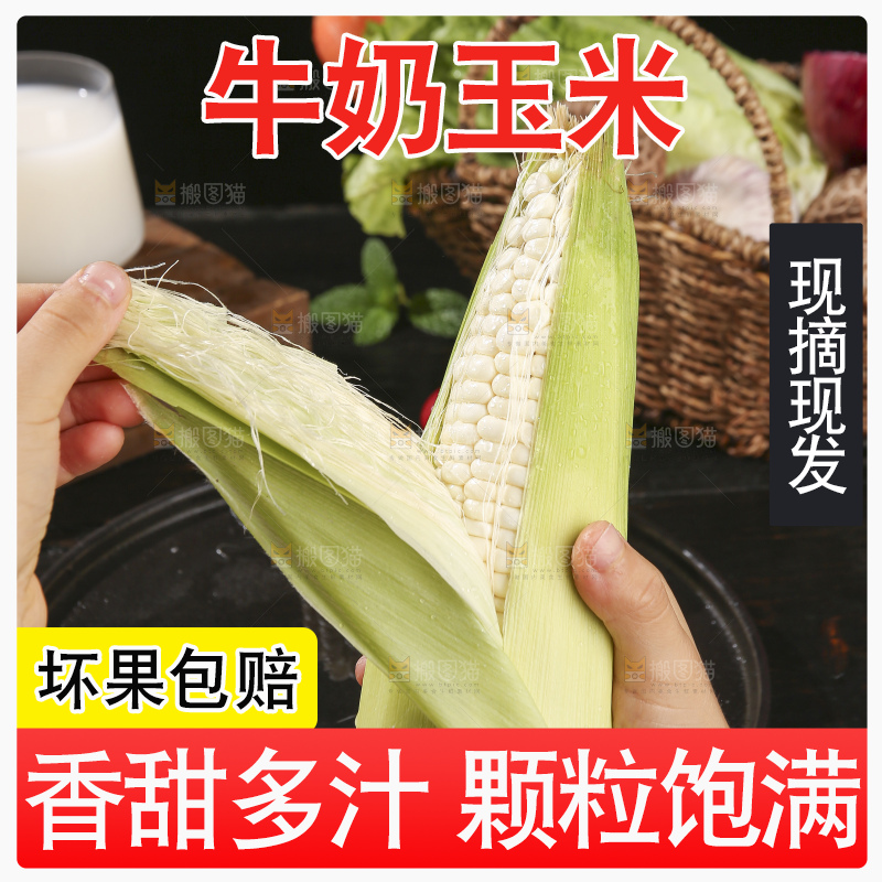 深底上的牛奶玉米