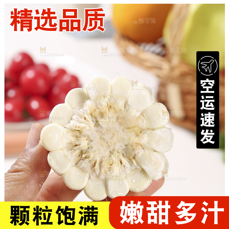 浅底上的牛奶玉米