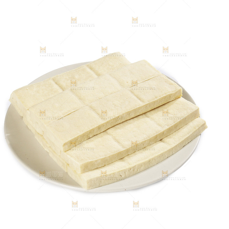 白底上的包浆豆腐