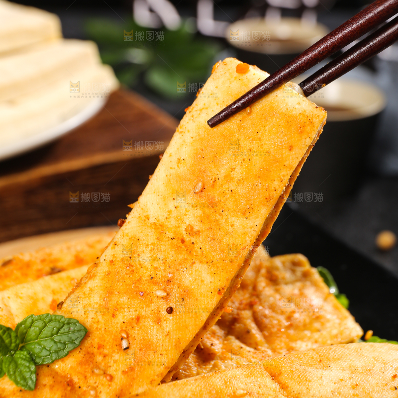 深底上的包浆豆腐