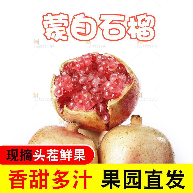 浅底上的蒙自石榴
