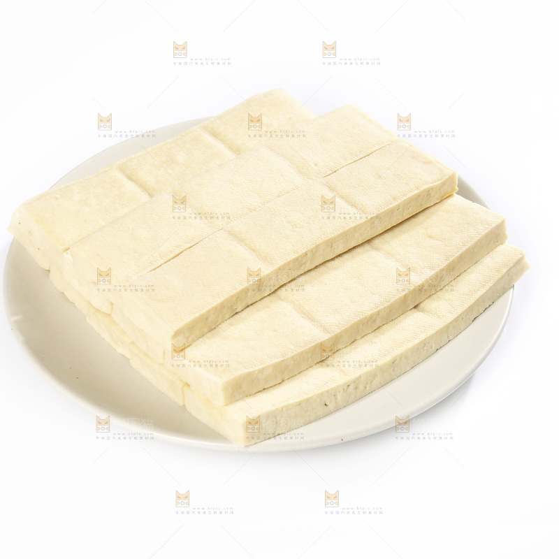 白底上的包浆豆腐