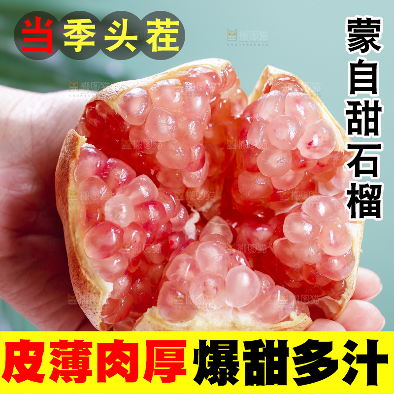 浅底上的蒙自石榴