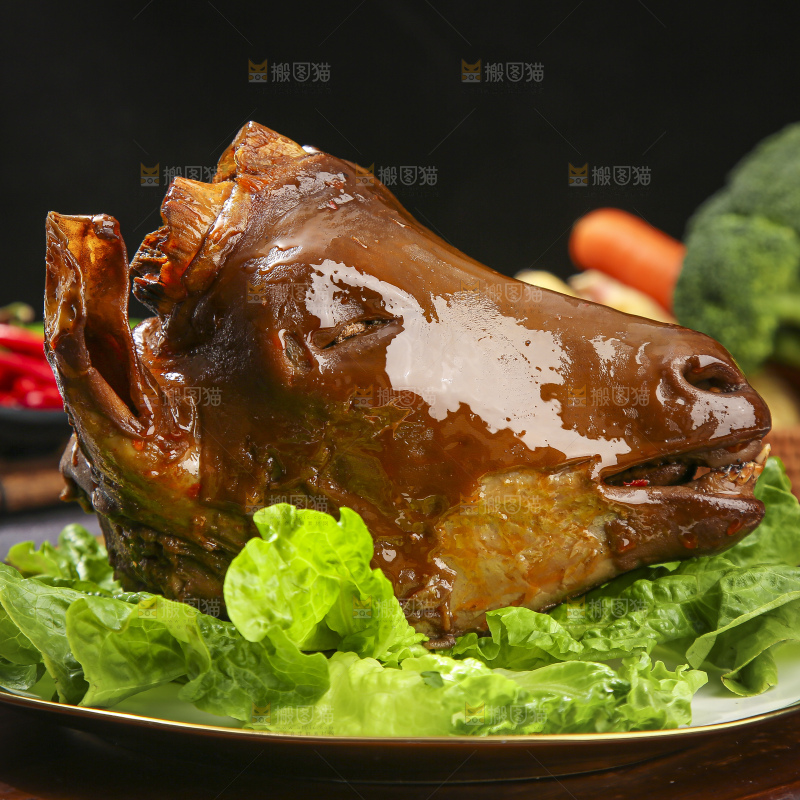 深底上的羊头肉