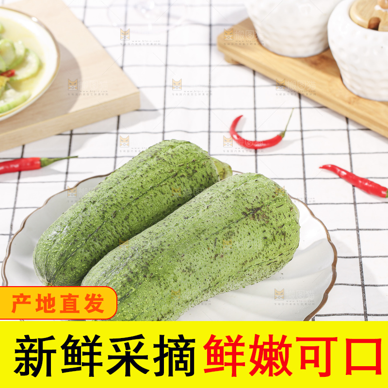 浅底上的肉丝瓜