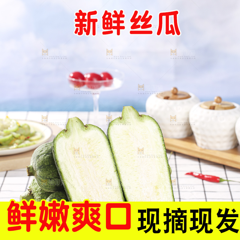 浅底上的肉丝瓜