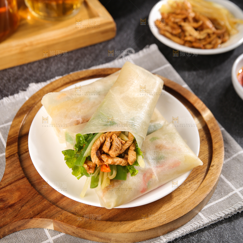 深底上的筋饼卷