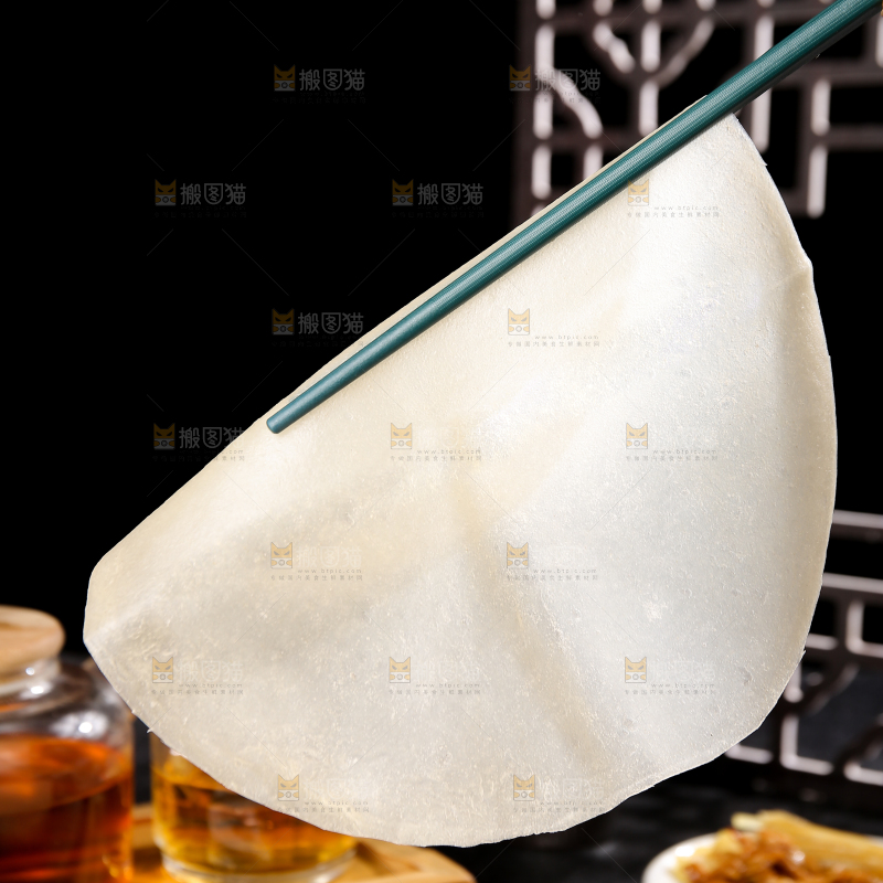 深底上的筋饼皮