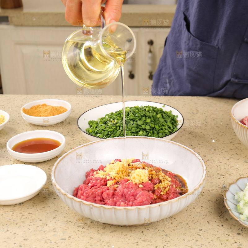 手工牛肉饺子制作