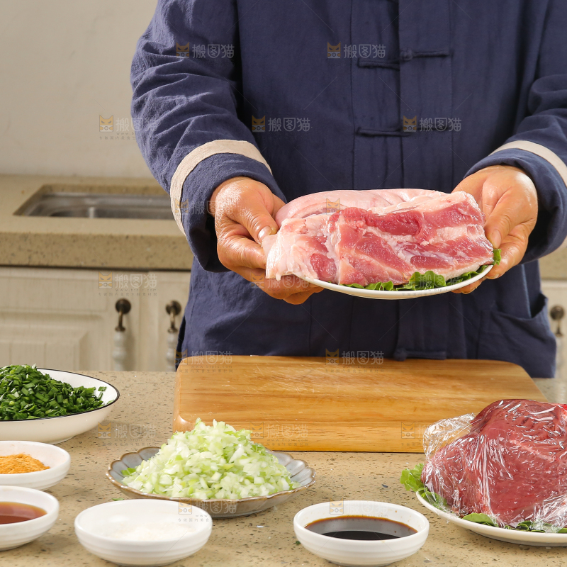 手工牛肉饺子制作