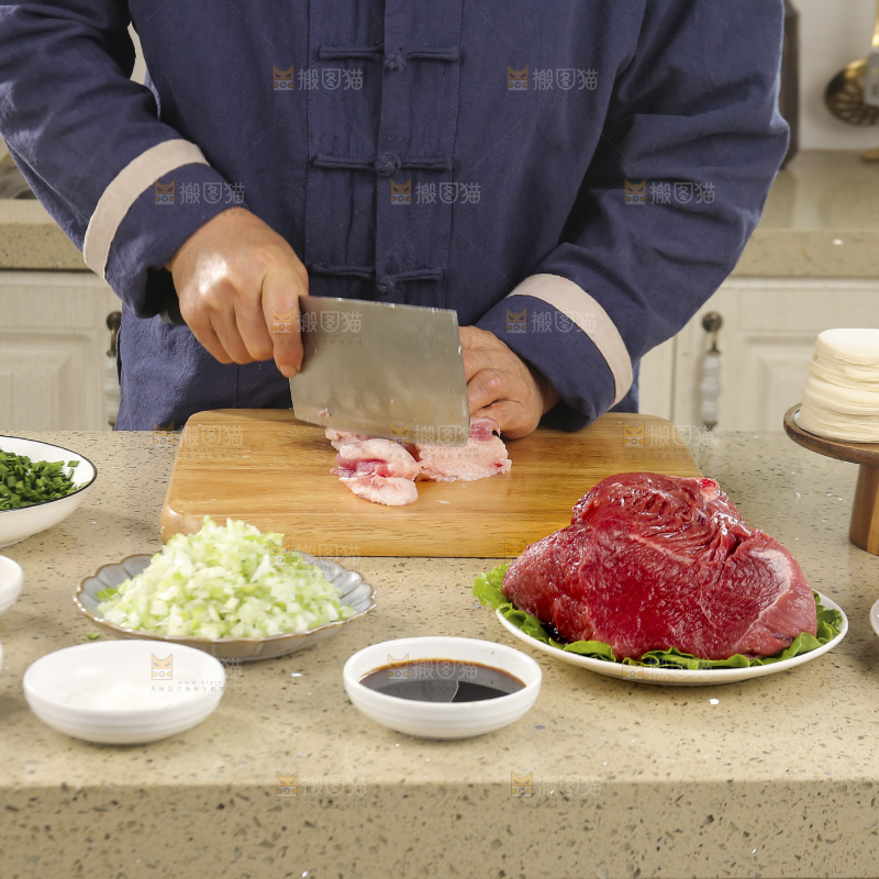 手工牛肉饺子制作