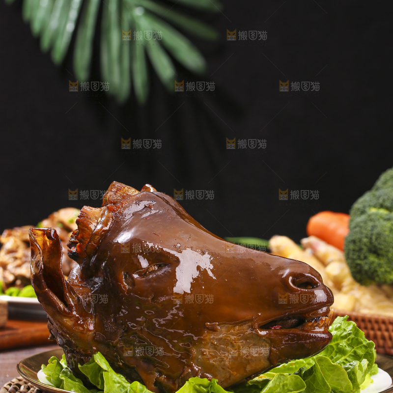 深底上的羊头肉