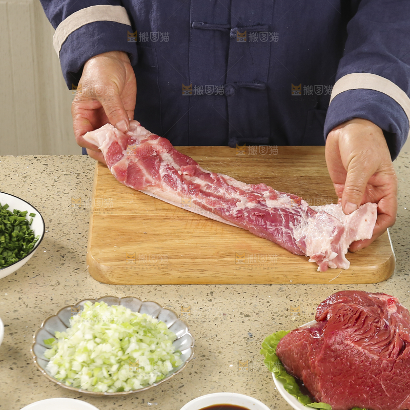 手工牛肉饺子制作