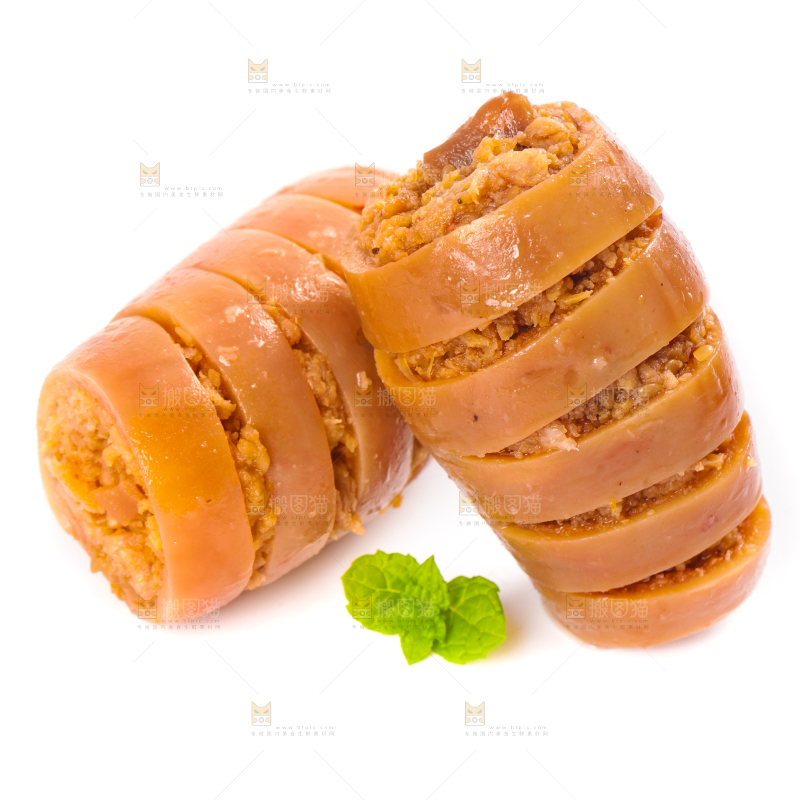 白底上的鱿鱼仔
