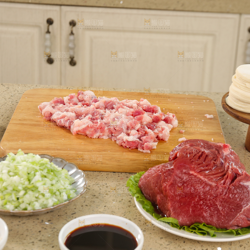 手工牛肉饺子制作