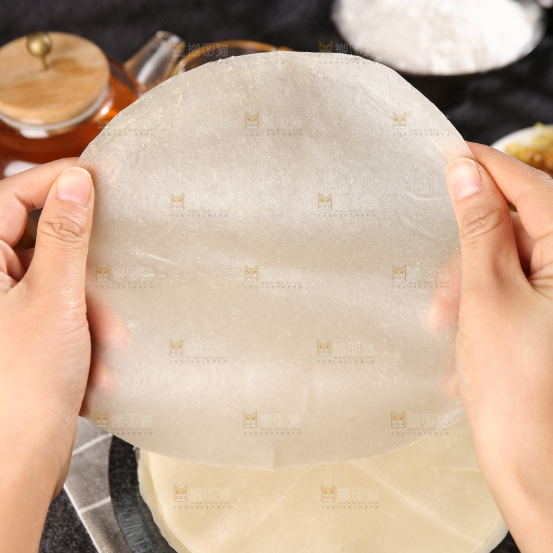 深底上的筋饼皮