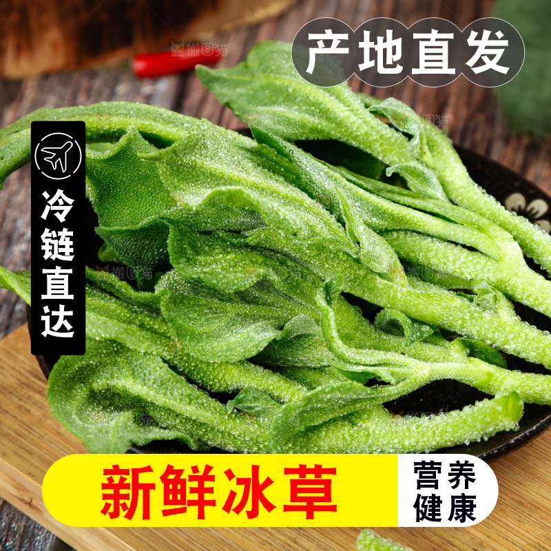 深底上的冰草