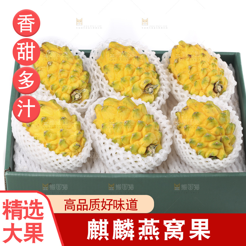 白底上的燕窝果