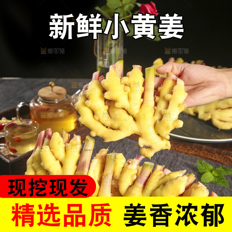 深底上的小黄姜