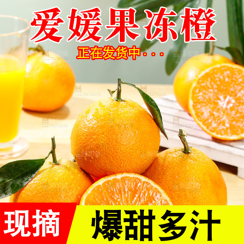 浅底上的爱媛果冻橙
