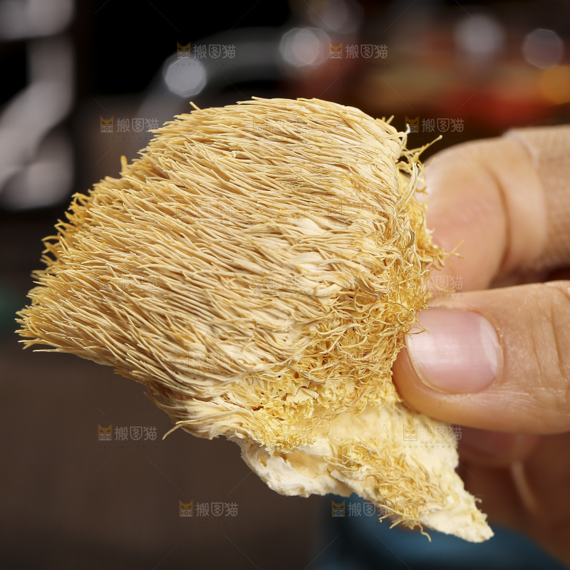 木底上的菌菇汤