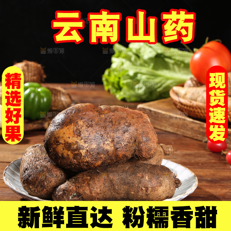 木底上的云南山药