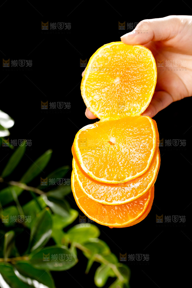 深底上的爱媛果冻橙