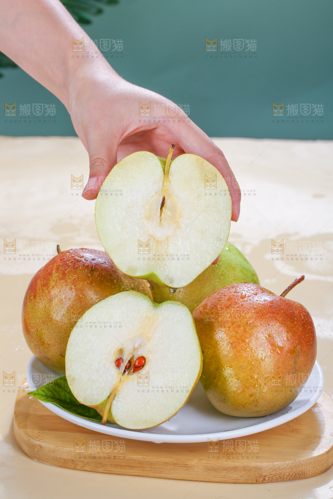 深底上的玉露香梨