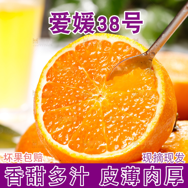浅底上的爱媛果冻橙