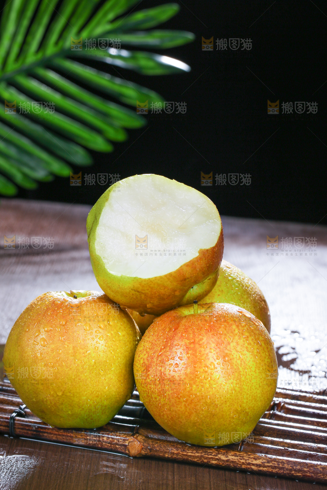 深底上的玉露香梨