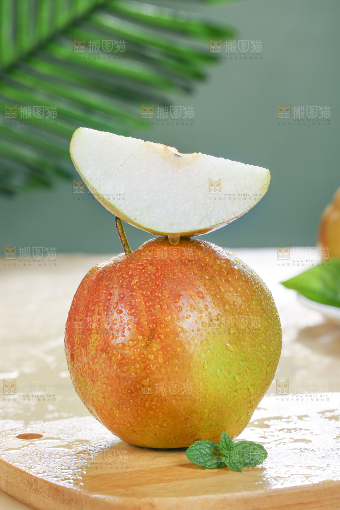 深底上的玉露香梨