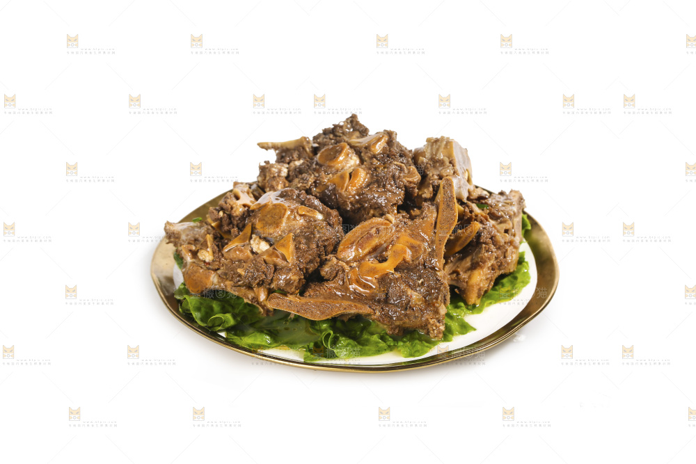 白底上的羊蝎子