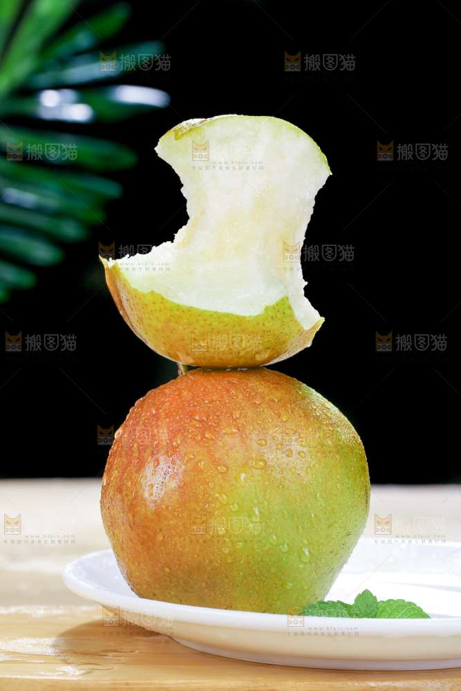 深底上的玉露香梨