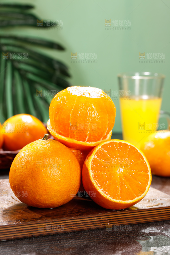 深底上的爱媛果冻橙