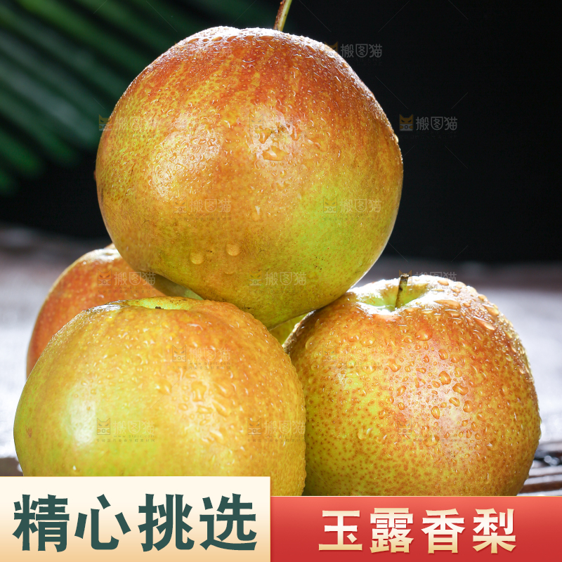深底上的玉露香梨